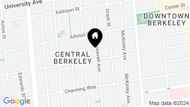Map of 2238 Roosevelt Ave, Berkeley CA, 94703