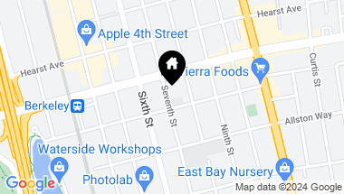 Map of 2023 7th Street, Berkeley CA, 94710