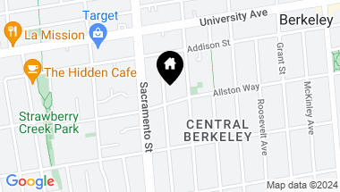 Map of 2139 Spaulding Blvd, Berkeley CA, 94703
