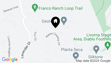 Map of 601 Young Ct, Alamo CA, 94507