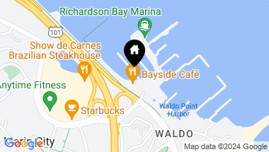 Map of 4 W Pier, Sausalito CA, 94965