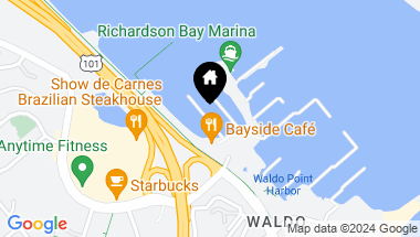Map of 15 W Pier, Sausalito CA, 94965