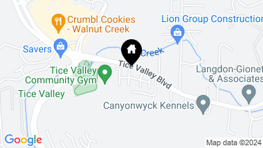 Map of 305 Chives Way, Walnut Creek CA, 94595