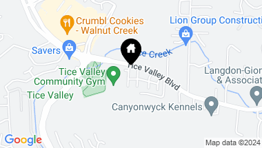 Map of 105 Chives Way, Walnut Creek CA, 94595