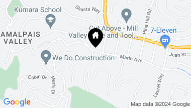 Map of 435 Marion Ave, Mill Valley CA, 94941