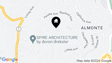Map of 390 Lowell Ave, Mill Valley CA, 94941