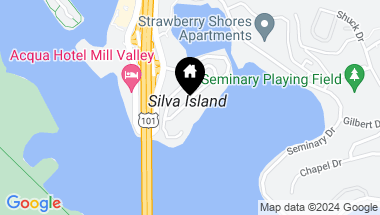 Map of 66 De Silva Island Drive, Mill Valley CA, 94941