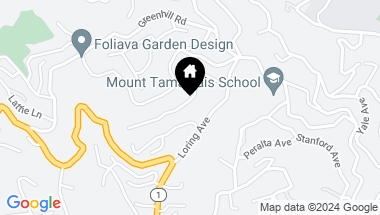 Map of 907 Alturas Way, Mill Valley CA, 94941