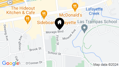 Map of 3497 Moraga Blvd, Lafayette CA, 94549