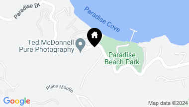Map of 3499 Paradise Dr, Tiburon CA, 94920