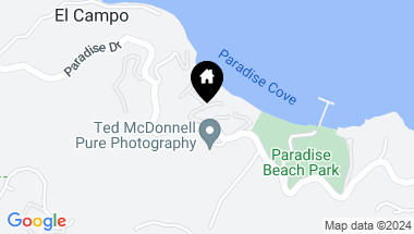 Map of 3600 Paradise Dr, Tiburon CA, 94920