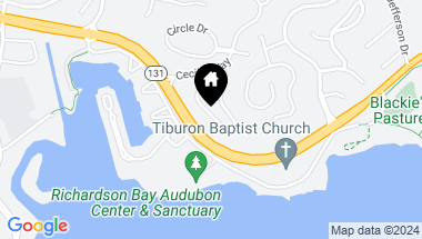 Map of 34 Andrew Dr #131, Tiburon CA, 94920
