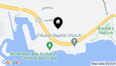Map of 6 Janet Way #114, Tiburon CA, 94920