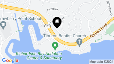 Map of 32 Andrew Dr #128, Tiburon CA, 94920