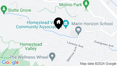 Map of 306 Evergreen Ln, Mill Valley CA, 94941