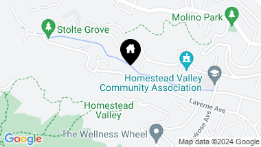 Map of 402 Laverne Ave, Mill Valley CA, 94941