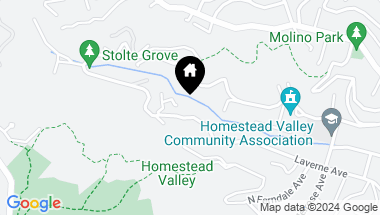 Map of 412 Laverne Ave, Mill Valley CA, 94941