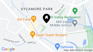 Map of 284 Sycamore Ave, Mill Valley CA, 94941