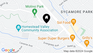 Map of 480 Molino Ave, Mill Valley CA, 94941