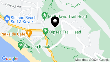Map of 6 Willow Ave, Stinson Beach CA, 94970