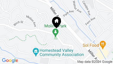 Map of 377 Molino Ave, Mill Valley CA, 94941