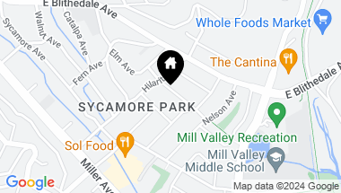 Map of 36 Matilda Ave, Mill Valley CA, 94941