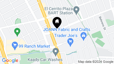 Map of 6318 Fairmount Ave, El Cerrito CA, 94530