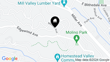 Map of 36 Pimlott Ln, Mill Valley CA, 94941