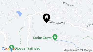 Map of 609 Douglas Drive, Mill Valley CA, 94941