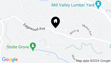Map of 140 Edgewood Ave, Mill Valley CA, 94941