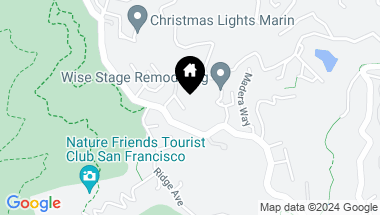 Map of 2 Forest Way, Mill Valley CA, 94941