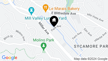 Map of 10 Park Avenue, Mill Valley CA, 94941