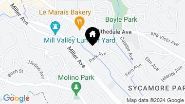 Map of 50 Sycamore Ave, Mill Valley CA, 94941