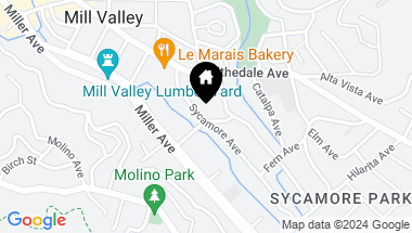 Map of 57 Sycamore Ave, Mill Valley CA, 94941