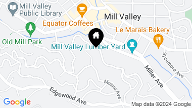 Map of 24 Heuters Ln, Mill Valley CA, 94941