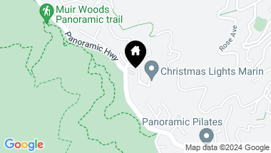 Map of 576 Panoramic Hwy, Mill Valley CA, 94941