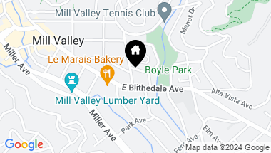 Map of 16 Carmelita Ave, Mill Valley CA, 94941