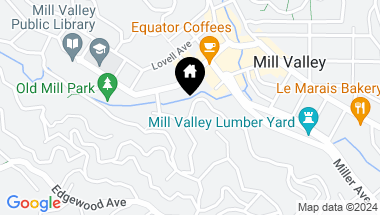 Map of 83 Ethel Avenue, Mill Valley CA, 94941
