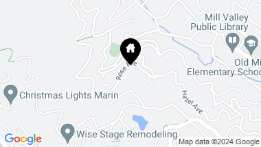 Map of 54 Cypress Ave, Mill Valley CA, 94941