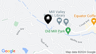 Map of 95 Cascade Dr, Mill Valley CA, 94941