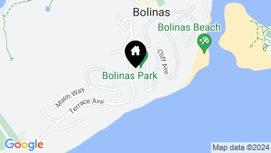 Map of 34 Park Ave, Bolinas CA, 94924