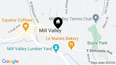 Map of 48 Hill St, Mill Valley CA, 94941