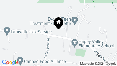 Map of 3890 Happy Valley Rd, Lafayette CA, 94549