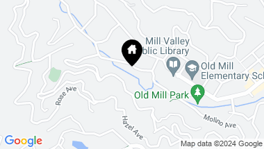 Map of 129 Cascade Dr, Mill Valley CA, 94941