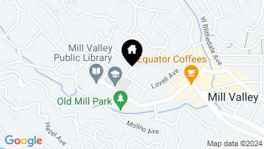Map of 2 Summit Ave, Mill Valley CA, 94941