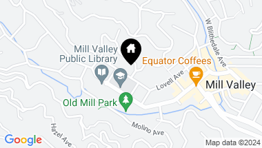 Map of 3 Summit Avenue, Mill Valley CA, 94941