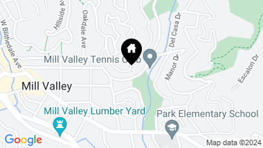 Map of 60 Circle Ave, Mill Valley CA, 94941