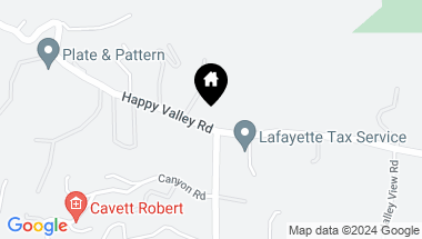 Map of 4022 Happy Valley Rd, Lafayette CA, 94549
