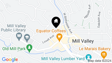 Map of 29 Bayview Ave #3, Mill Valley CA, 94941