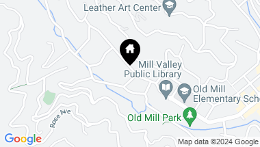 Map of 445 Throckmorton Avenue, Mill Valley CA, 94941